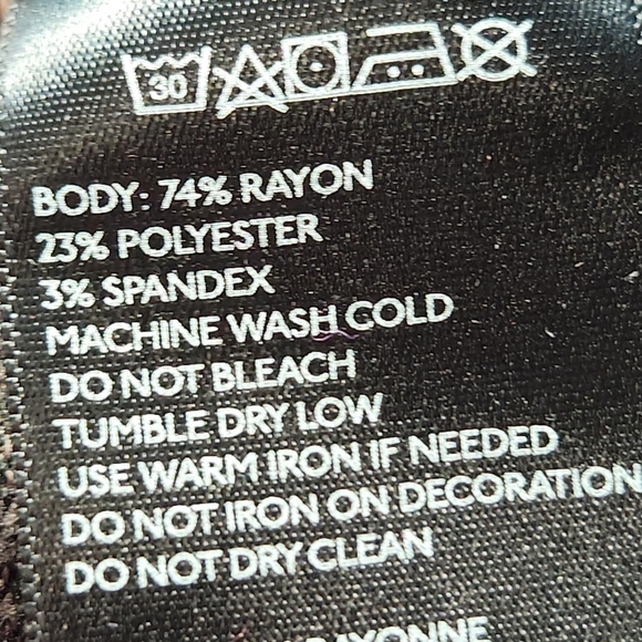 Truly Madly Deeply Los Angeles Brown Raw Edges Tunic Tank Top. Size Medium - Picture 8 of 8